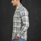Men’s Blue Checked Casual Shirt ( RDSH 036Blue )