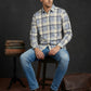Men’s Blue Checked Casual Shirt ( RDSH 036Blue )