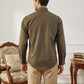 Men’s Classic Solid Casual Wear Shirt ( RDSH 037Brown )