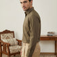 Men’s Classic Solid Casual Wear Shirt ( RDSH 037Brown )