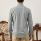 Men’s Classic Solid Casual Wear Shirt ( RDSH 037Light-Grey )