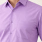 Men Cotton Blend Solid Smart Office Formal Shirt ( RDSH 038Light-Purple )