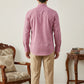Men Cotton Blend Solid Smart Office Formal Shirt ( RDSH 038Magenta )