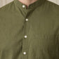 Cotton Blend Solid Formal Shirt for Men ( RDSH 039Olive )