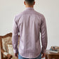 Men’s Vertical Striped Regular Fit Casual Shirt ( RDSH 041Purple )