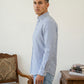 Men’s Pure Cotton Striped Casual Shirt ( RDSH 042Blue )