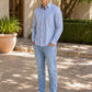 Men’s Pure Cotton Striped Casual Shirt ( RDSH 042Blue )