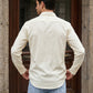 Men’s Textured Corduroy Woven Casual Shirt ( RDSH 043Cream )
