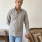 Men’s Textured Corduroy Woven Casual Shirt ( RDSH 043Grey )
