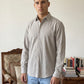 Men’s Textured Corduroy Woven Casual Shirt ( RDSH 043Grey )