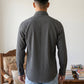 Men’s Wrinkle Textured Cotton Blend Casual Shirt ( RDSH 044Charcoal )