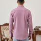 Men’s Wrinkle Textured Cotton Blend Casual Shirt ( RDSH 044Magenta )