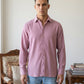 Men’s Wrinkle Textured Cotton Blend Casual Shirt ( RDSH 044Magenta )