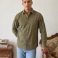 Men Standard Corduroy Cotton Shirt ( RDSH 045Olive )