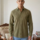 Men Standard Corduroy Cotton Shirt ( RDSH 045Olive )