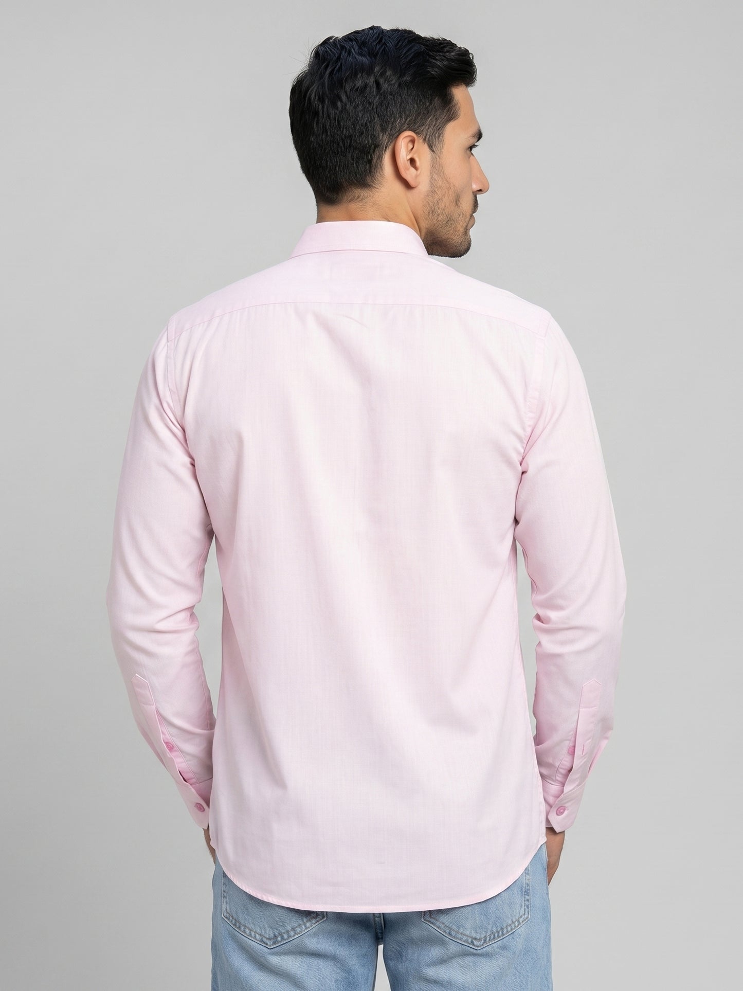 Cotton Solid Casual Shirt for Mens. ( RDSH 361Light-Pink )