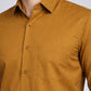 Cotton Solid Casual Shirt for Mens. ( RDSH 361Mustard )