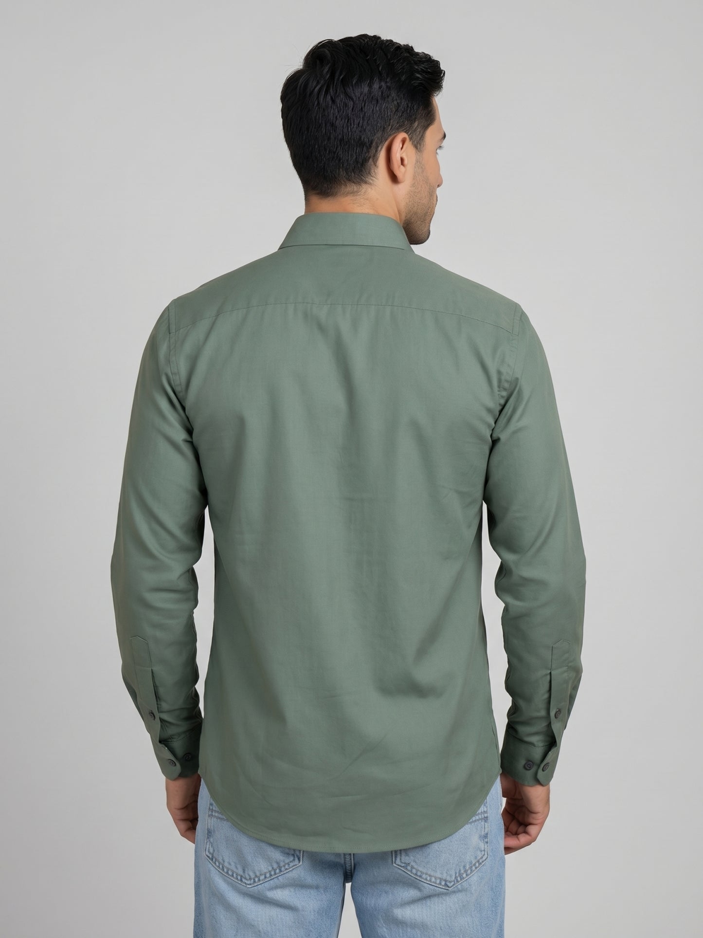 Cotton Solid Casual Shirt for Mens. ( RDSH 361Pista )