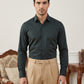 Men's Cotton Solid Formal Shirt ( RDSH 883Olive )