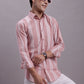 Men's Striped Casual Shirt