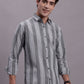 Men's Striped Casual Shirt