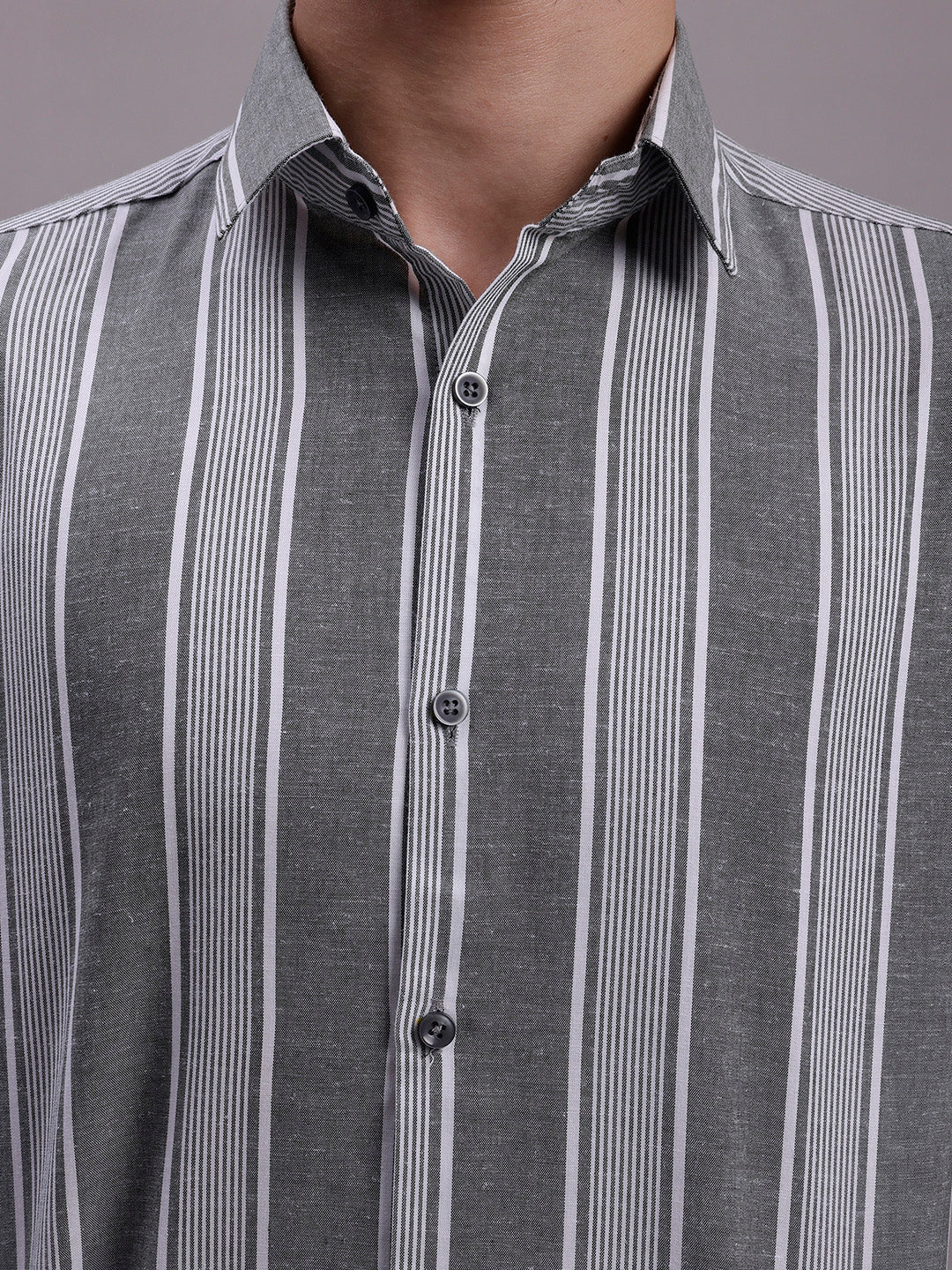 Men's Striped Casual Shirt