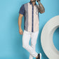 Printed Half Sleeve Lycra Shirt for Men
