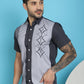 Printed Half Sleeve Lycra Shirt for Men
