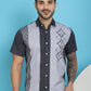 Printed Half Sleeve Lycra Shirt for Men
