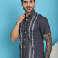 Printed Half Sleeve Lycra Shirt for Men
