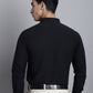 Indian Needle Men's Cotton Solid Black Formal Shirt's ( SF 361Black )