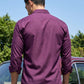 Cotton Solid Casual Shirt for Mens. ( RDSH 361Burgundy )