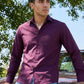Cotton Solid Casual Shirt for Mens. ( RDSH 361Burgundy )