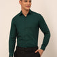 Men's Green Formal Solid Shirts
