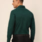Men's Green Formal Solid Shirts
