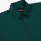 Men's Green Formal Solid Shirts
