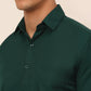 Men's Green Formal Solid Shirts