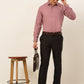 Men's Magenta Pink Formal Solid Shirts