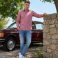 Cotton Solid Casual Shirt for Mens. ( RDSH 361Magenta )