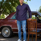 Cotton Solid Casual Shirt for Mens. ( RDSH 361Navy )