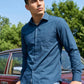 Cotton Solid Casual Shirt for Mens. ( RDSH 361Teal )