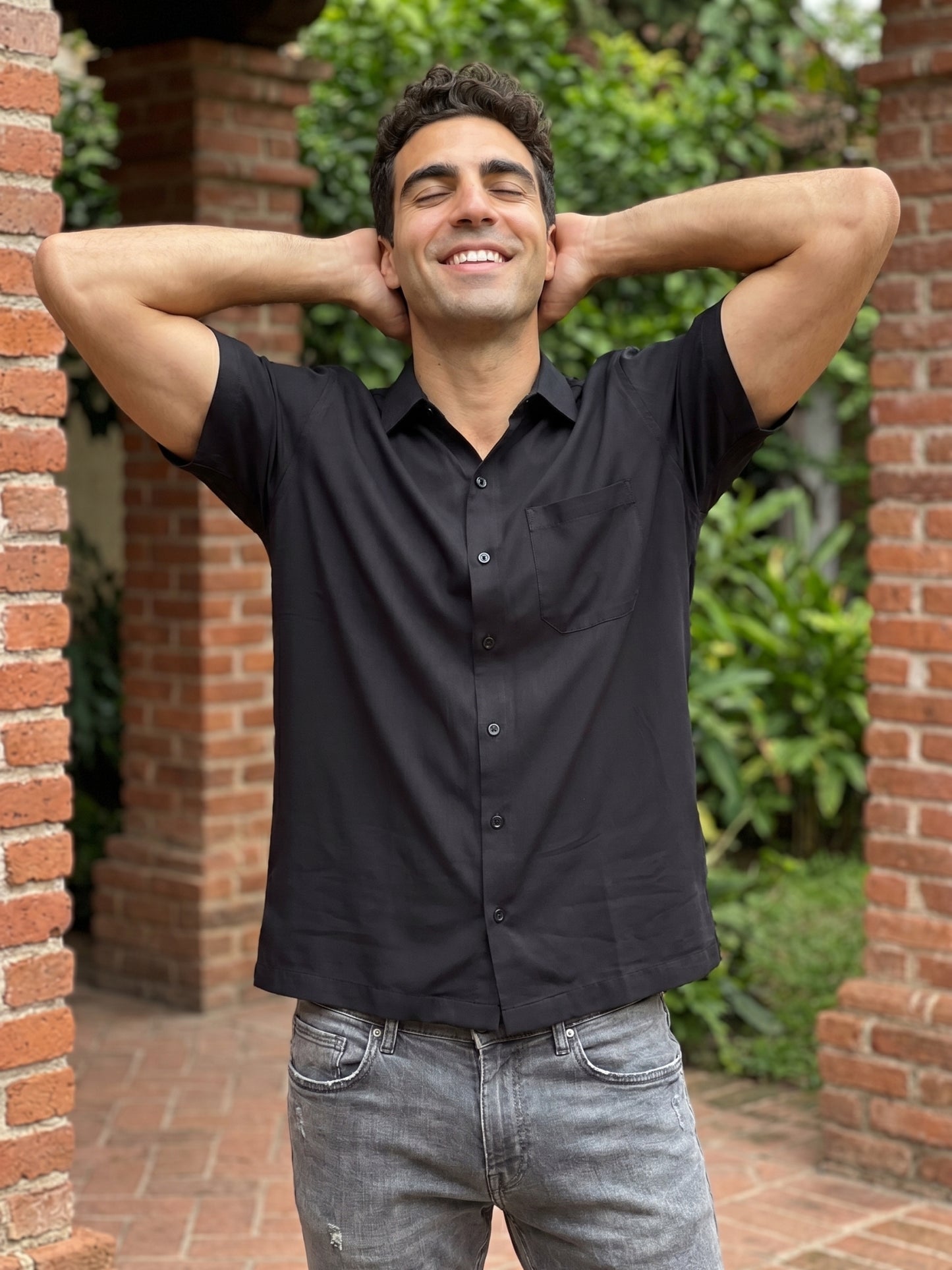 Cotton Solid Casual Shirts ( RDSH 754Black )