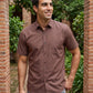 Cotton Solid Casual Shirts ( RDSH 754Coffee )