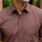 Cotton Solid Casual Shirts ( RDSH 754Coffee )