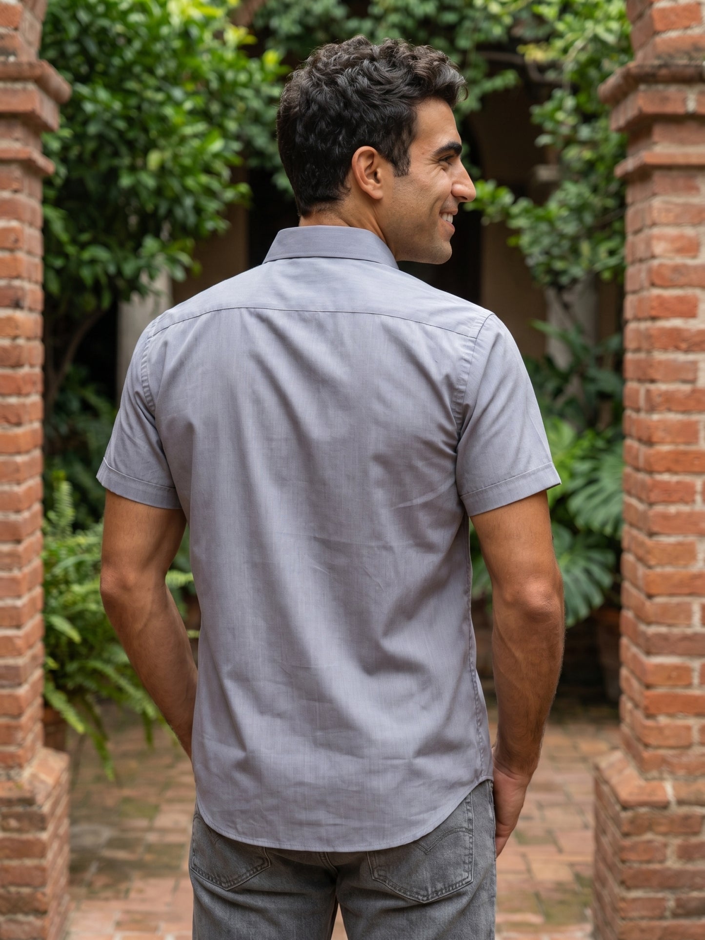 Cotton Solid Casual Shirts ( RDSH 754Grey )
