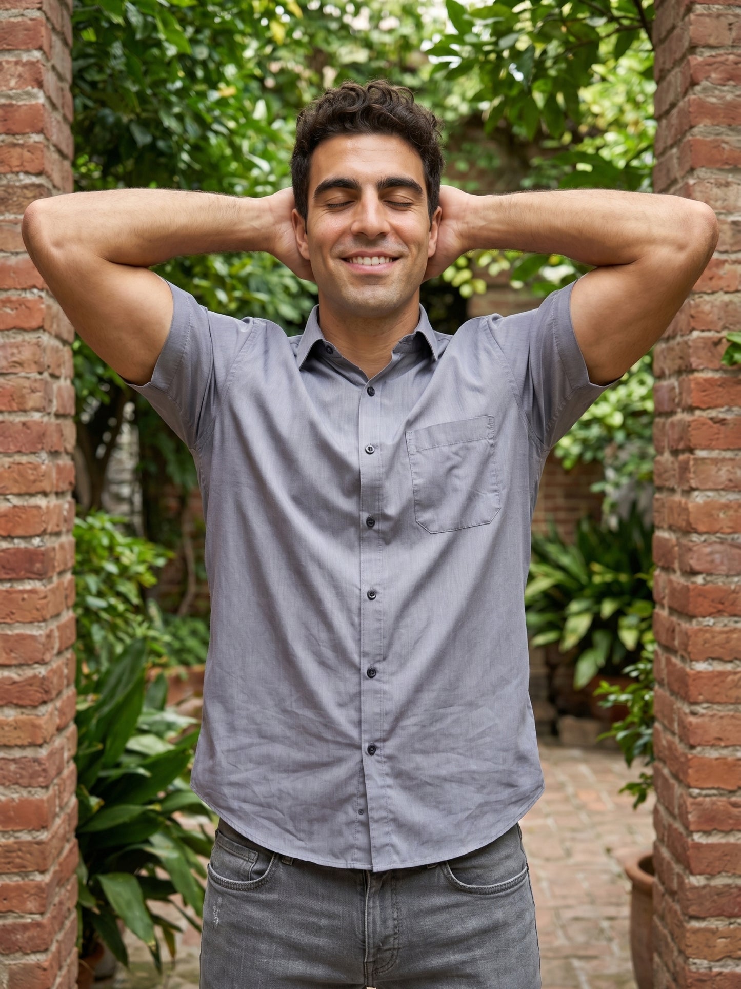 Cotton Solid Casual Shirts ( RDSH 754Grey )
