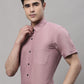 Indian Needle Men's Cotton Half Sleeves Solid Formal Shirts