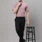 Indian Needle Men's Cotton Half Sleeves Solid Formal Shirts