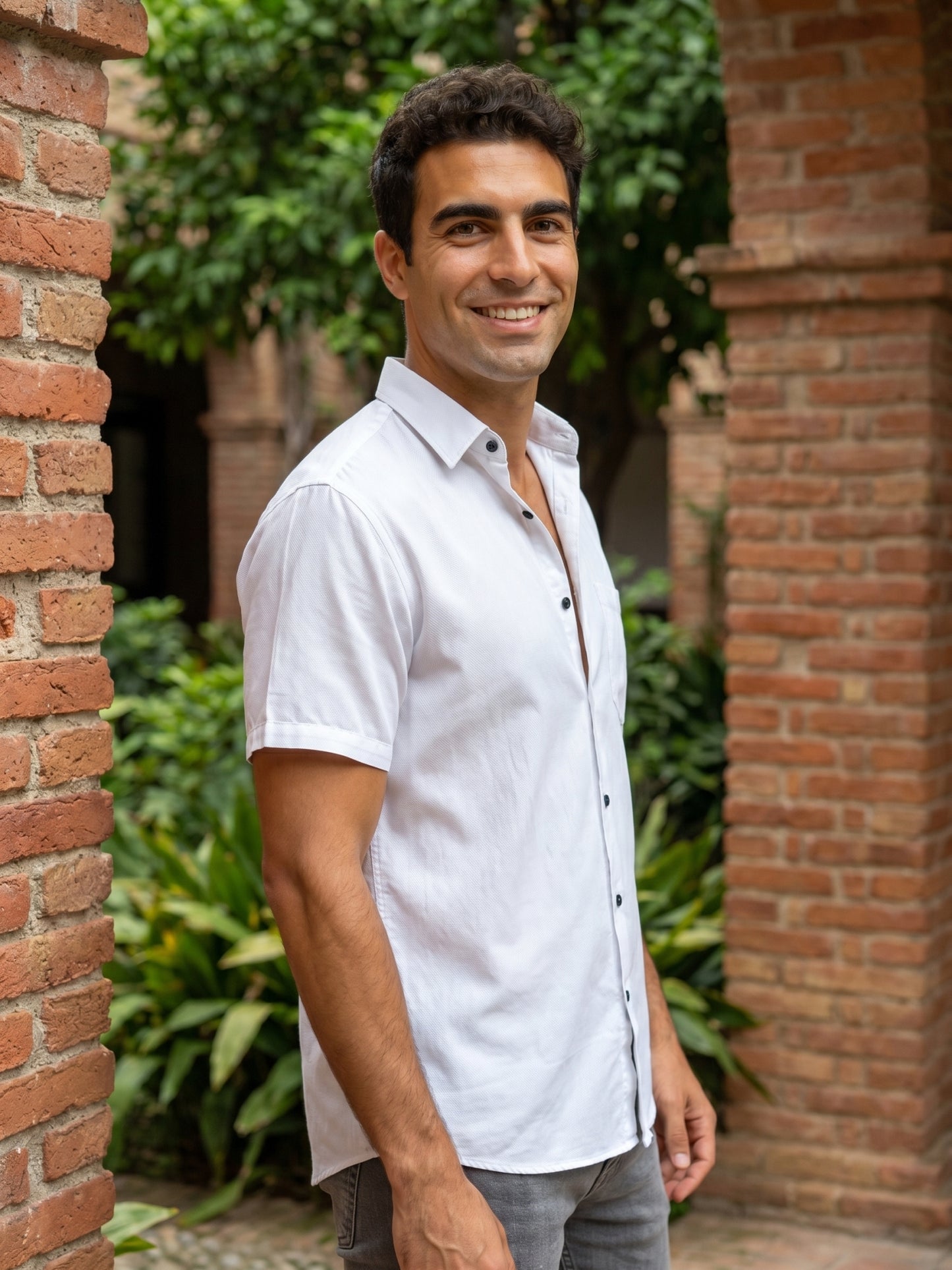 Cotton Solid Casual Shirts ( RDSH 754White )
