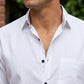 Cotton Solid Casual Shirts ( RDSH 754White )